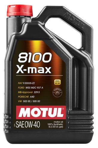 0W40 MOTUL 8100 X-MAX 5L